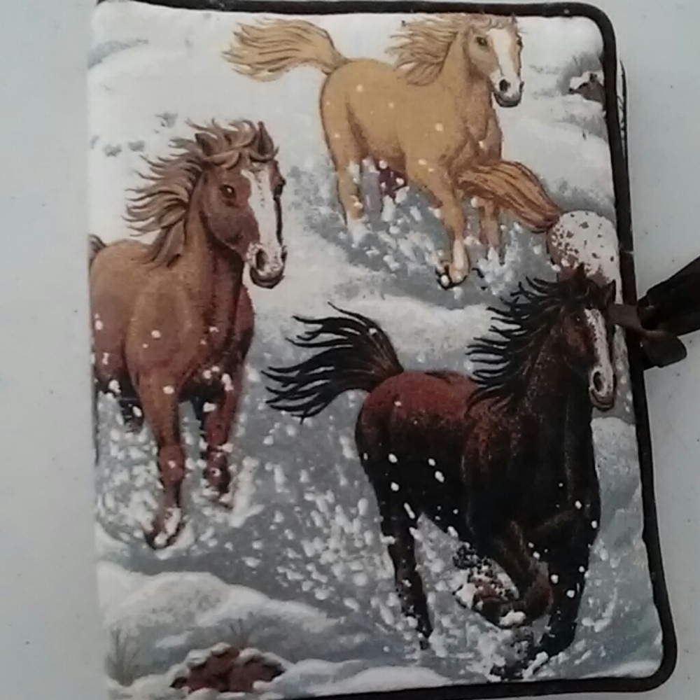 Pioneer Fabric Horse Photo Album 4 X 6 plastic
